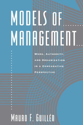 Stock image for Models of Management : Work, Authority, and Organization in a Comparative Perspective for sale by Better World Books