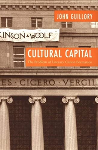Imagen de archivo de Cultural Capital: The Problem Of Literary Canon Formation a la venta por Chiron Media