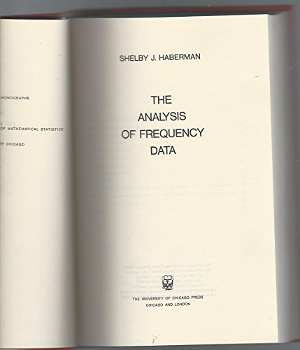 9780226311845: Analysis of Frequency Data