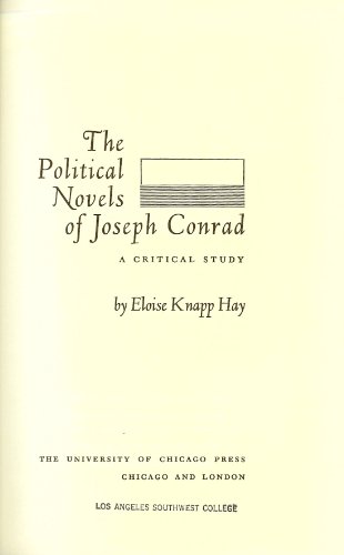 Stock image for The Political Novels of Joseph Conrad for sale by ThriftBooks-Atlanta