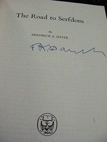 Beispielbild fr The Road to Serfdom: A Classic Warning Against the Dangers to Freedom Inherent in Social Planning zum Verkauf von SecondSale