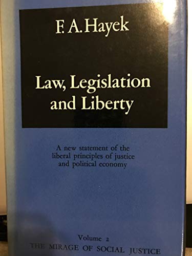 9780226320823: Law Legislation and Liberty: The Mirage of Social Justice: 002