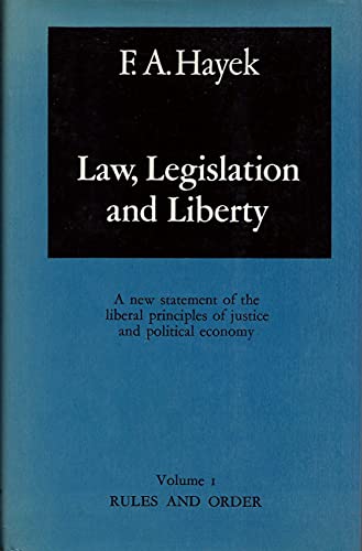 9780226320878: Law, Legislation And Liberty: The Political Order of a Free People: 3