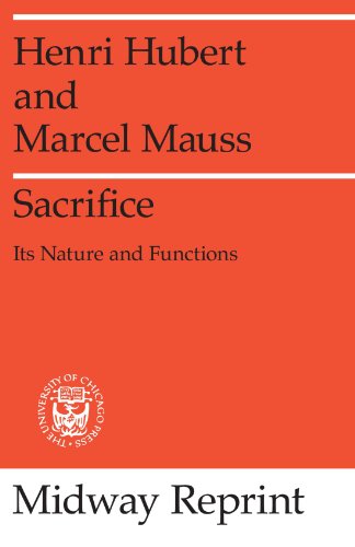 Imagen de archivo de Sacrifice: Its Nature and Functions a la venta por HPB-Red