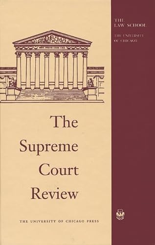 Stock image for The Supreme Court Review (Supreme Court Review Ser.) 2000 for sale by Alphaville Books, Inc.