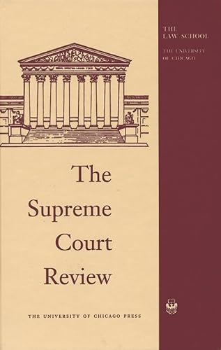 9780226362526: The Supreme Court Review, 2007