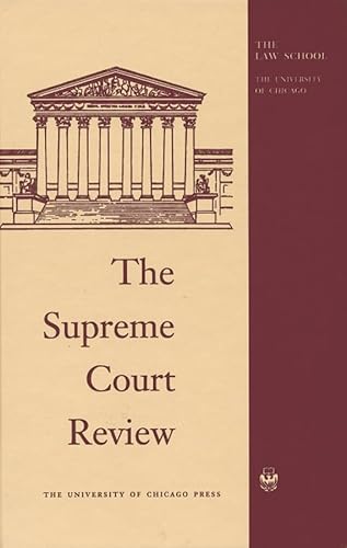 Imagen de archivo de The Supreme Court Review 2008 a la venta por Better World Books