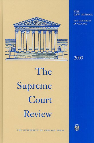 Imagen de archivo de The Supreme Court Review 2009 a la venta por Better World Books