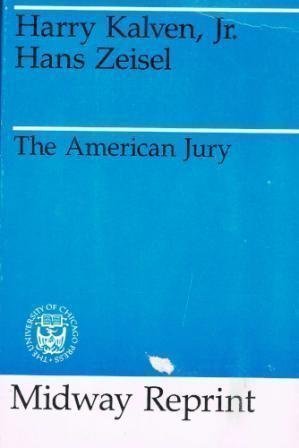 Beispielbild fr The American Jury (Midway Reprint) zum Verkauf von Sutton Books