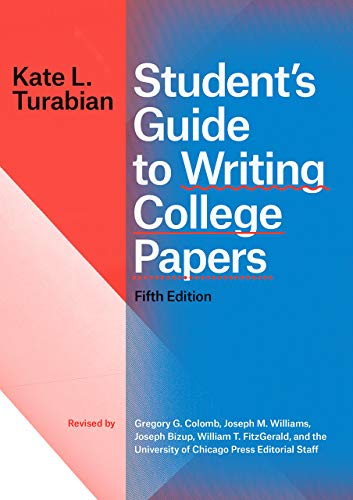 9780226430263: Student’s Guide to Writing College Papers, Fifth Edition