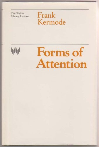 Beispielbild fr Forms of Attention zum Verkauf von Better World Books