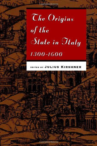 Imagen de archivo de The Origins of the State in Italy, 1300-1600 (Studies in European History from the Journal of Modern History) a la venta por -OnTimeBooks-