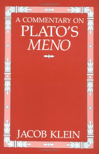 9780226439594: A Commentary on Plato's "Meno"