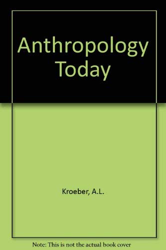 Beispielbild fr Anthropology Today zum Verkauf von Better World Books
