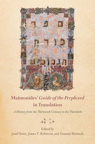 9780226457635: Maimonides' "Guide of the Perplexed" in Translation: A History from the Thirteenth Century to the Twentieth