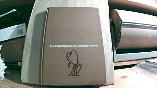 9780226461717: Social Organization of Hamadryas Baboons: Field Study