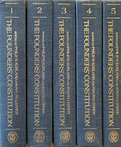 9780226463872: The Founders' Constitution