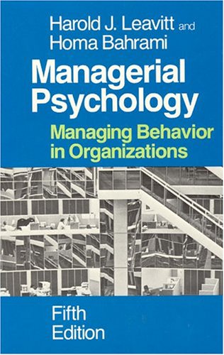 9780226469737: Managerial Psychology