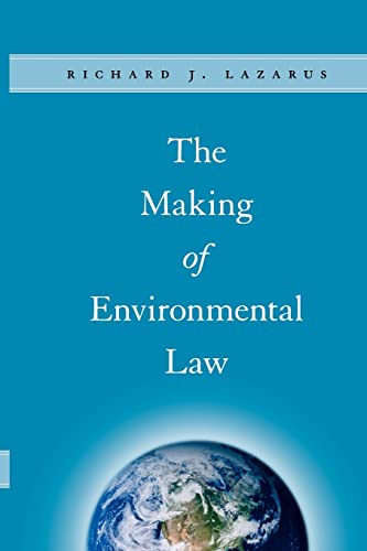 Imagen de archivo de The Making of Environmental Law a la venta por Goodwill Books