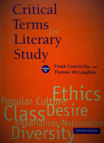 Stock image for Critical Terms for Literary Study for sale by Orion Tech