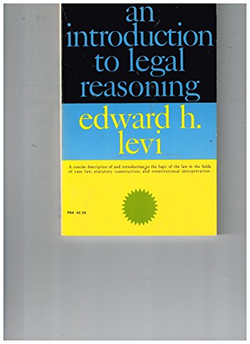 Stock image for An Introduction to Legal Reasoning (Phoenix Books) for sale by SecondSale