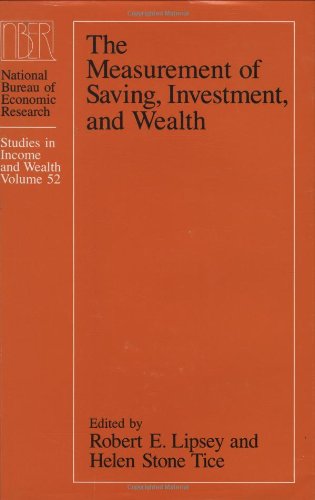 Beispielbild fr The Measurement of Saving, Investment, and Wealth (National Bureau of Economic Research Studies in Income and Wealth Volume 32) zum Verkauf von Old Line Books