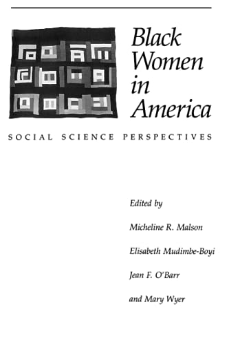 Stock image for Black Women in America: Social Science Perspectives for sale by More Than Words