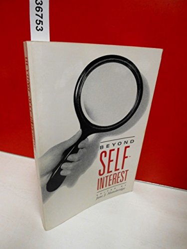 Stock image for Beyond Self-Interest for sale by Row By Row Bookshop