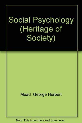 Stock image for George Herbert Mead on Social Psychology for sale by Better World Books