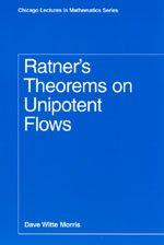 9780226539836: Ratner's Theorems On Unipotent Flows