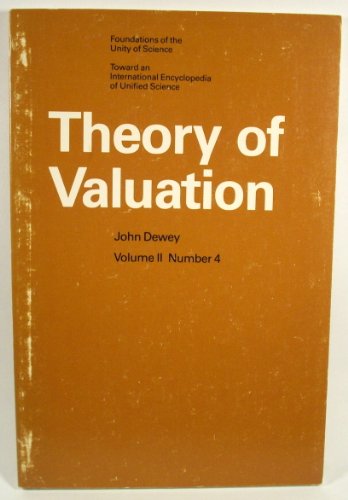 9780226575940: Theory of Valuation (International Encyclopaedia of Unified Sciences)