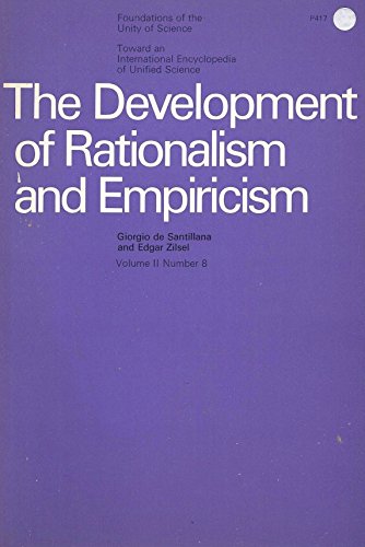 Stock image for Development of Rationalism and Empiricism (International Encyclopaedia of Unified Sciences) for sale by Midtown Scholar Bookstore
