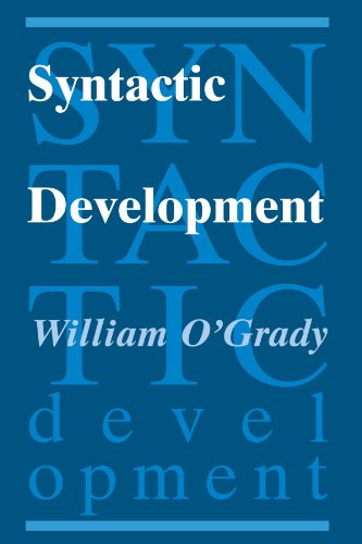 Imagen de archivo de Syntactic Development a la venta por Books From California