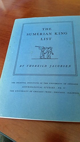 9780226622736: Sumerian King List (Assyriological Studies)