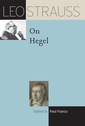 Stock image for Leo Strauss on Hegel for sale by Blackwell's