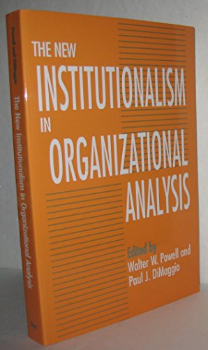 Imagen de archivo de The New Institutionalism in Organizational Analysis a la venta por More Than Words