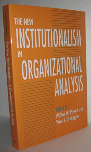 Stock image for The New Institutionalism in Organizational Analysis for sale by Orion Tech