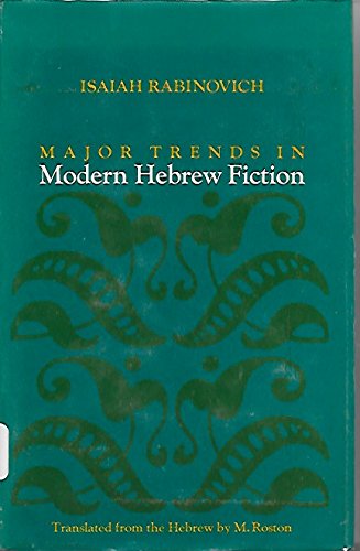 Stock image for Major Trends in Modern Hebrew Fiction for sale by Better World Books