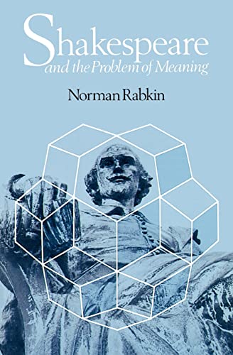 9780226701783: Shakespeare and the Problem of Meaning