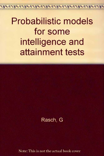 9780226705538: Probabilistic Models for Some Intelligence and Attainment Tests