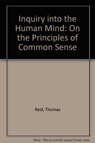 Stock image for Inquiry Into the Human Mind for sale by ThriftBooks-Dallas