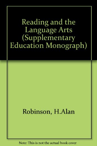 Stock image for Reading and the Language Arts - Volume 25 for sale by Neil Shillington: Bookdealer/Booksearch