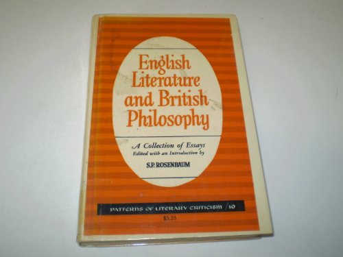 Beispielbild fr English Literature and British Philosophy: A Collection of Essays zum Verkauf von Second Story Books, ABAA