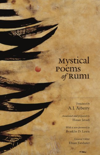 Beispielbild fr Mystical Poems of Rumi zum Verkauf von Wonder Book