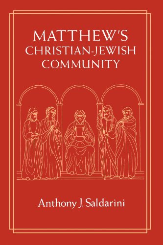 

Matthew's Christian-Jewish Community (Chicago Studies in the History of Judaism)