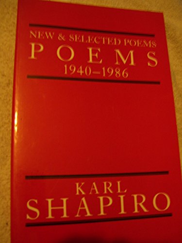 9780226750330: New & Selected Poems, 1940-1986