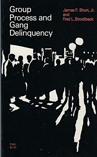 9780226754642: Group Process and Gang Delinquency