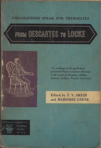 Beispielbild fr Philosophers Speak for Themselves: From Descartes to Locke zum Verkauf von Bookmarc's