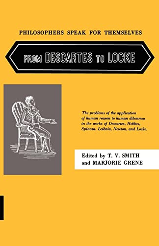 Beispielbild fr Philosophers Speak for Themselves: From Descartes to Locke zum Verkauf von Abacus Bookshop