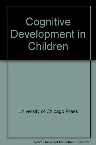 Beispielbild fr Cognitive Development in Children: Five Monographs of the Society for Research in Child Development zum Verkauf von SecondSale